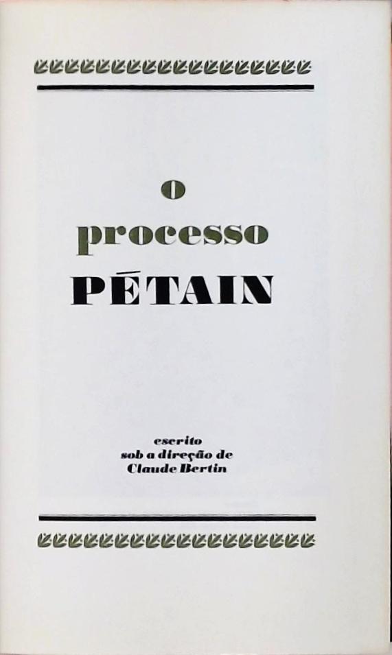 Os Grandes Julgamentos da História - O Processo Pétain