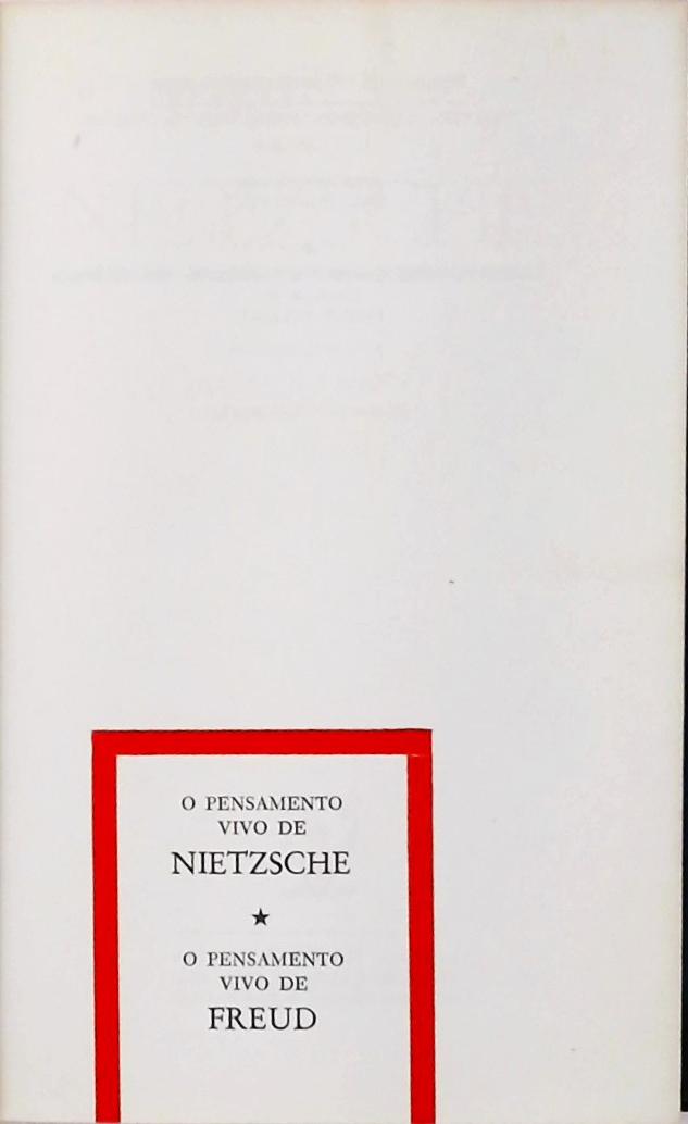 O Pensamento Vivo de Nietzsche / Freud
