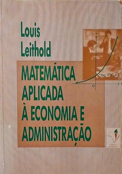 Matemática Aplicada À Economia E Administração