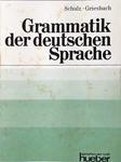 Grammatik Der Deutschen Sprache