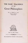 Basic Teachings Of The Great Philosophers