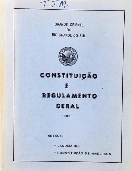 Constituição E Regulamento Geral