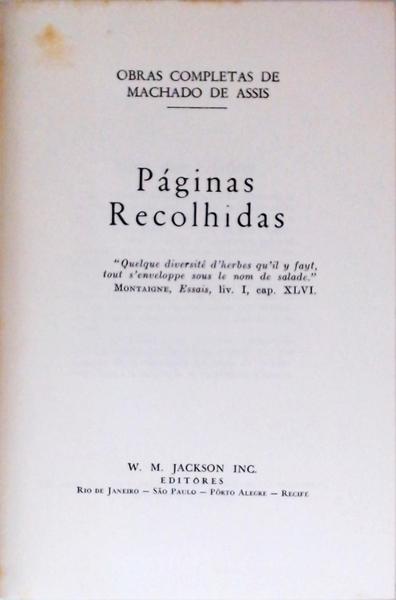 Páginas Recolhidas