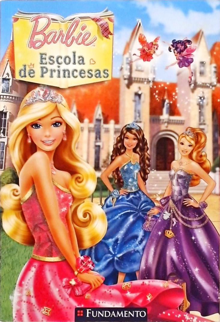 Barbie Escola de Princesas - Livro de Pintar com Atividades - Livro - WOOK