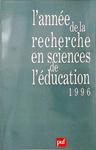 L Anné De La Recherche En Sciences De L Éducation - 1996