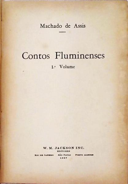 Contos Fluminenses 2 Volumes