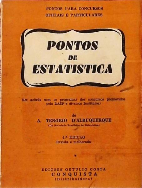 Pontos De Estatística - Para Concursos Oficiais E Particulares