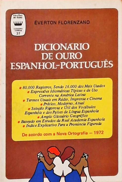 Dicionário De Ouro Espanhol-Português (1972)