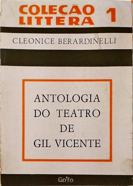 Antologia Do Teatro De Gil Vicente