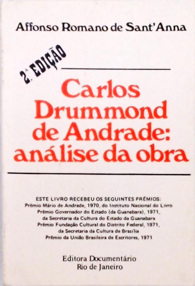 Carlos Drummond De Andrade - Análise Da Obra