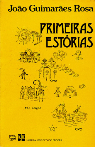 Resultado de imagem para capa da primeira ediÃ§Ã£o de "Primeiras EstÃ³rias", de JoÃ£o GuimarÃ£es Rosa