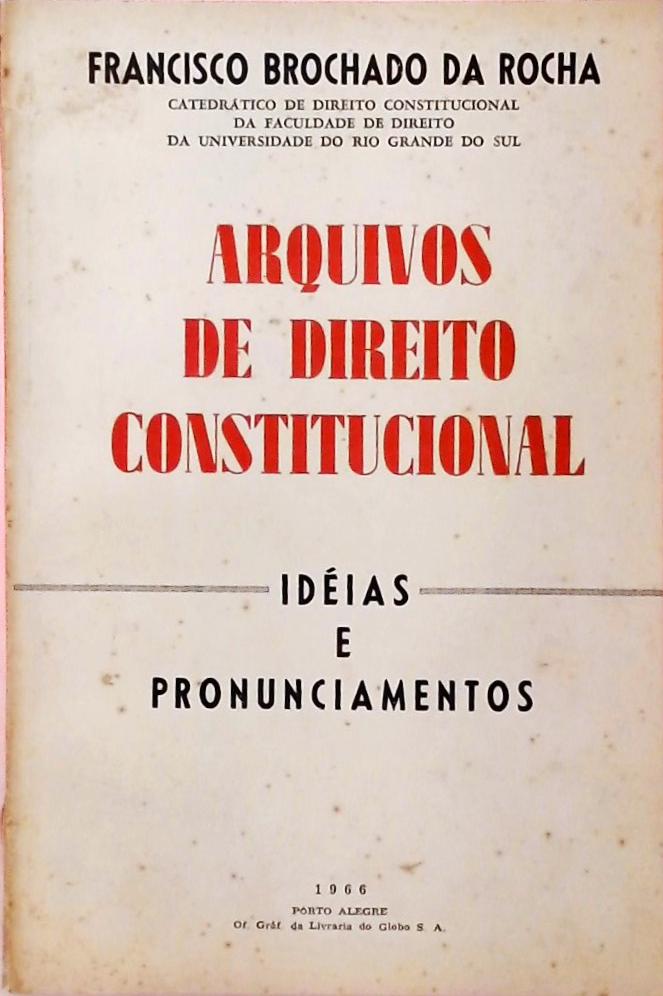 Arquivos de Direito Constitucional