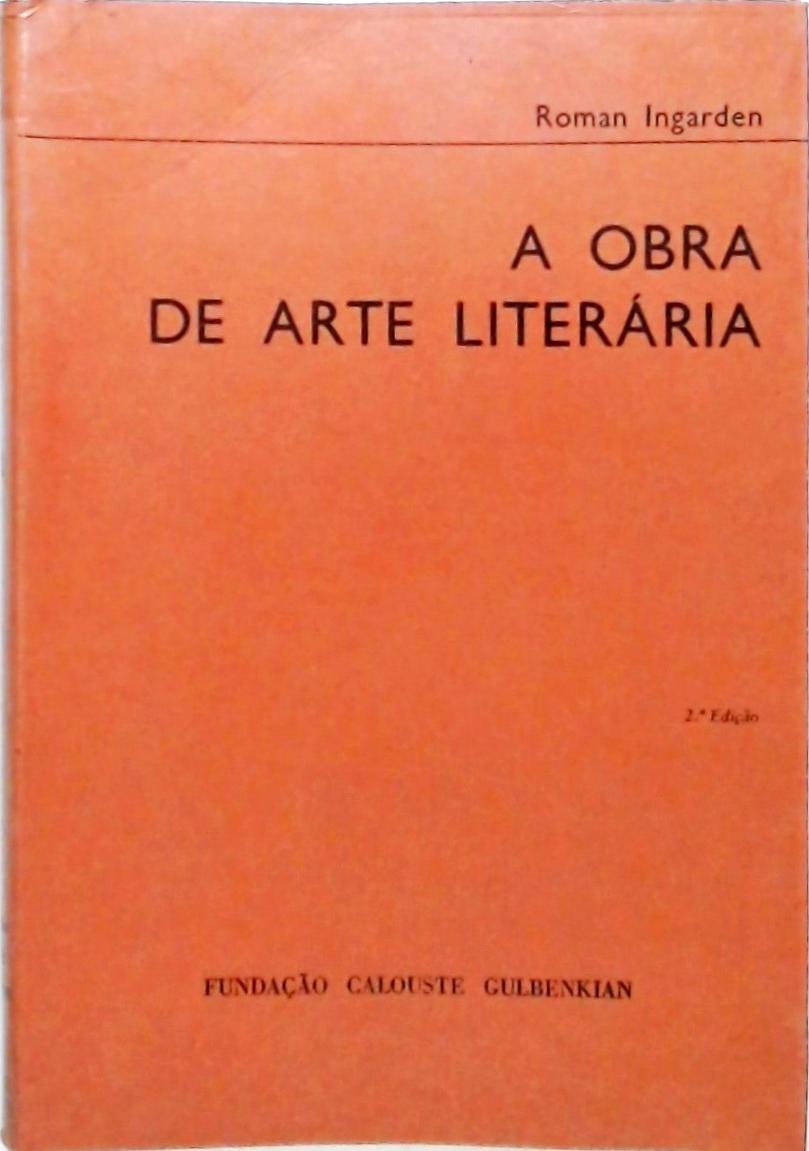 A Obra de Arte Literária