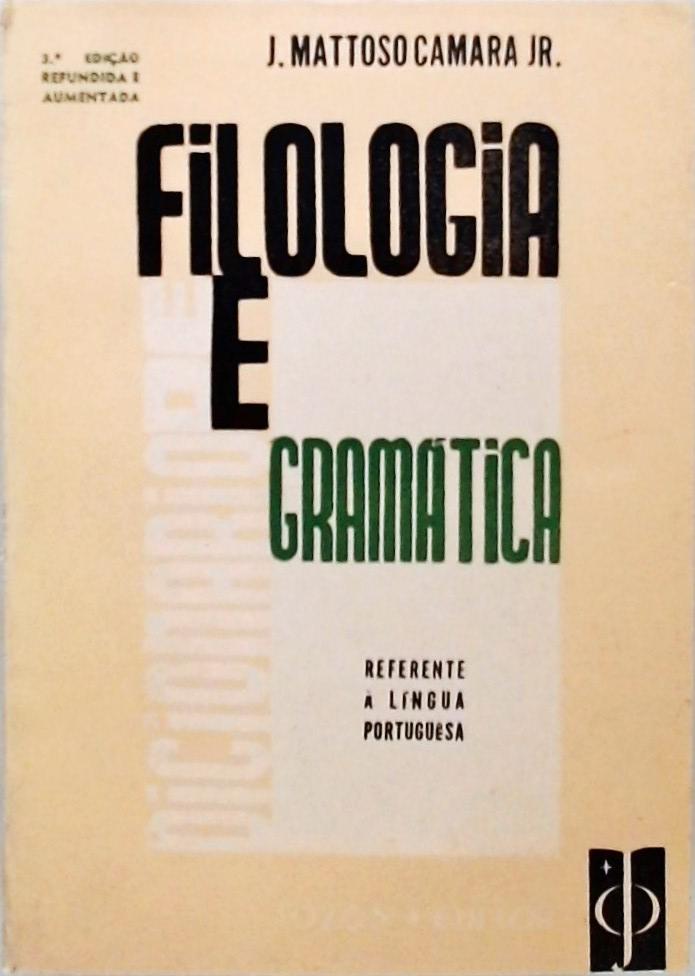 Dicionário De Filologia E Gramática
