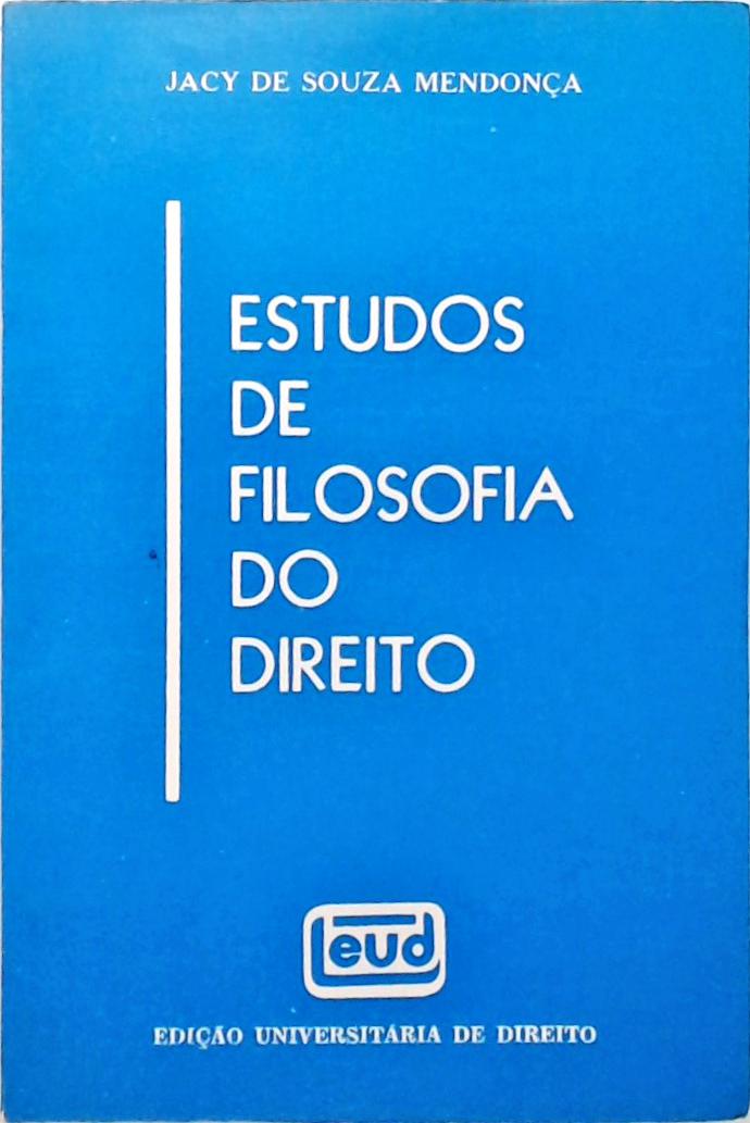 Estudos de Filosofia do Direito