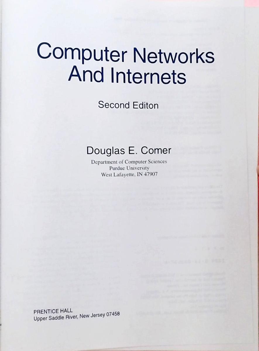 Computer Networks and Internets