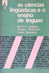 As Ciências Linguísticas E O Ensino De Línguas