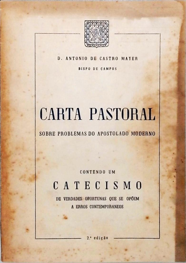 Carta Pastoral Sobre Problemas do Apostolado Moderno