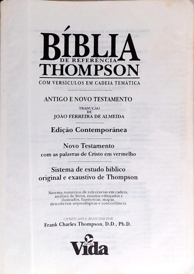 Bíblia de Referência Thompson