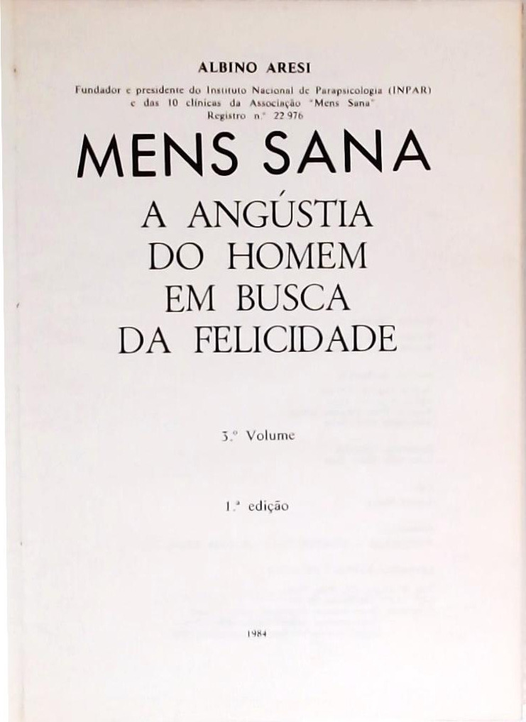 Mens Sana - Volume 3