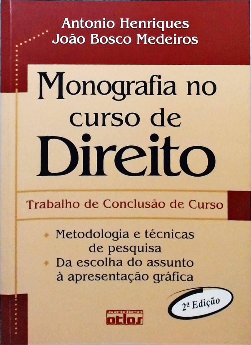 Monografia No Curso De Direito