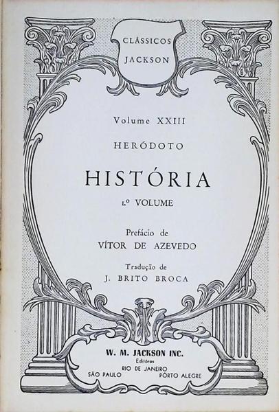 História - Volume 1