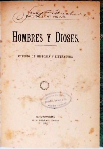 Hombres Y Dioses