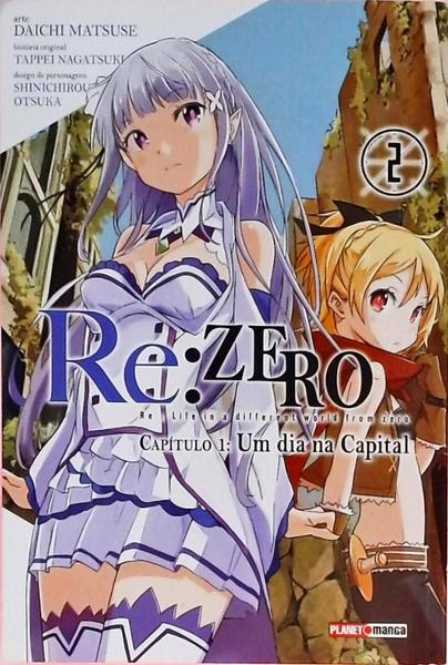 Re-Zero 1 temporada completa e 2 temporada 1 até 13 mais ovas e