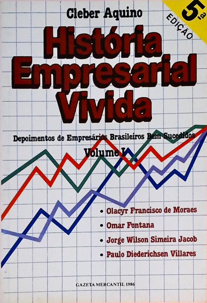 História Empresarial Vivida - Volume 1