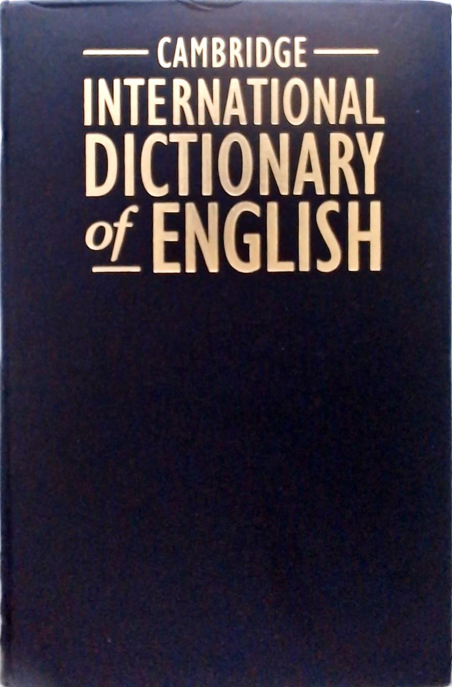 Cambridge - Internacional Dictionary Of English