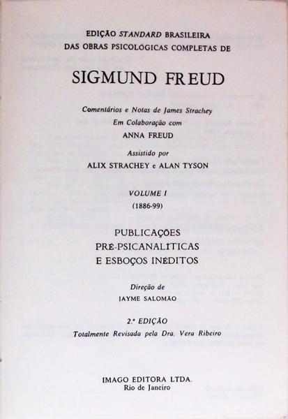 Edição Standard Brasileira Das Obras Psicológicas Completas De Sigmund Freud - 24 Volumes