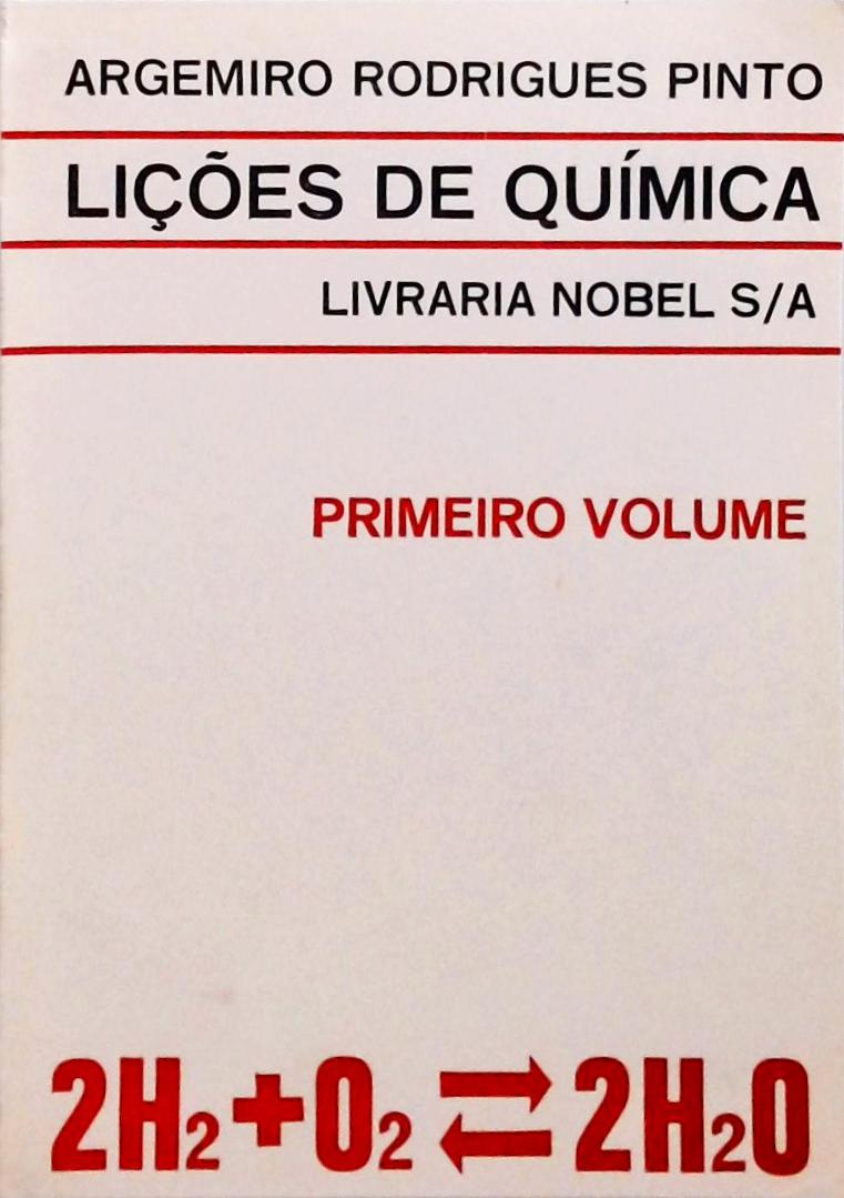 Lições de Química - Volume 1