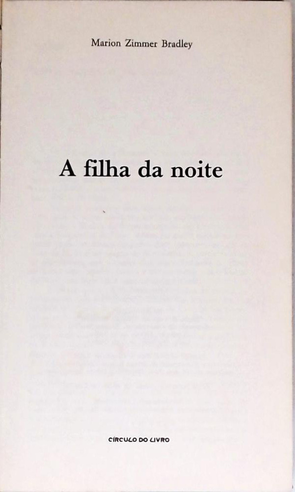 A Filha da Noite