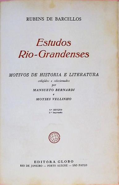 Estudos Rio-Grandenses - Volume 7