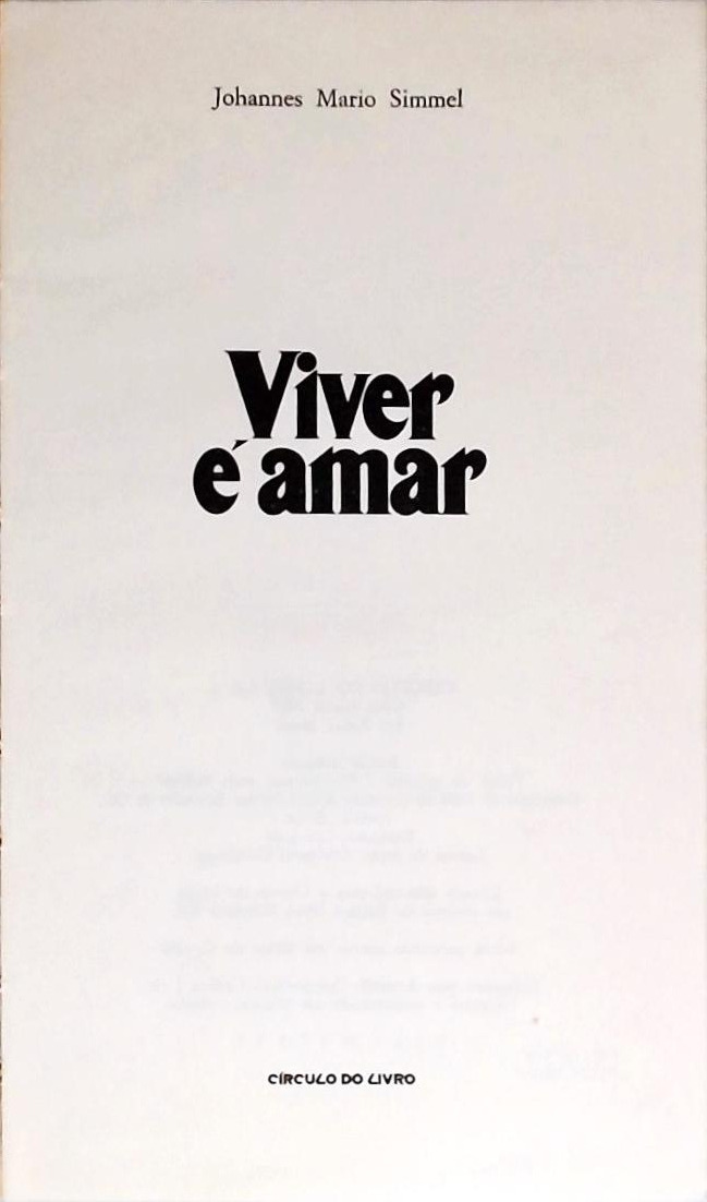 Viver é Amar