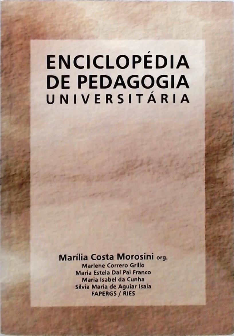Enciclopédia De Pedagogia Universitária - Volume 1