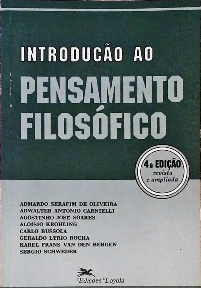 Introdução ao Pensamento Filosófico