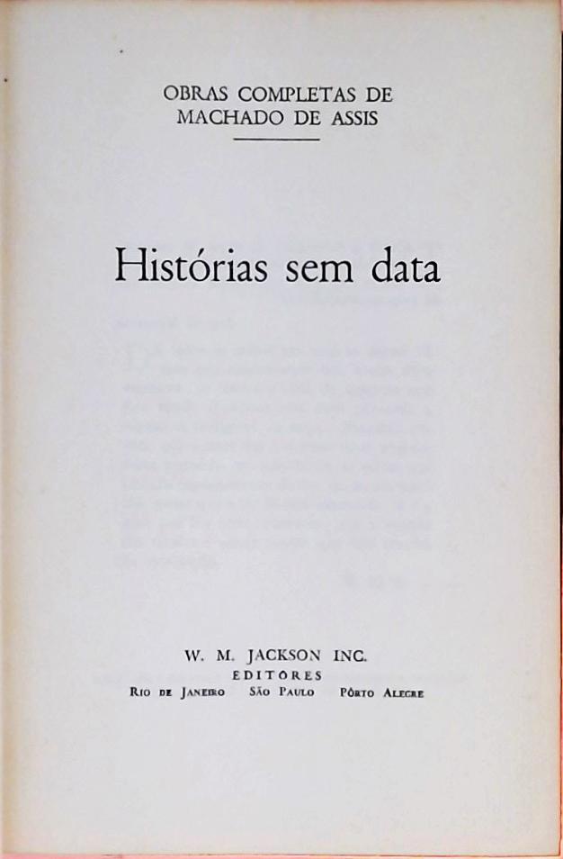 Histórias sem Data