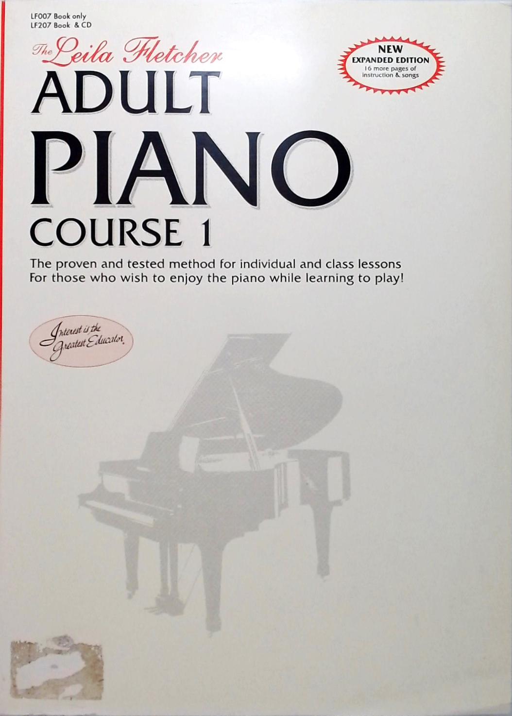 The Leila Fletcher Adult Piano Course - volume 1