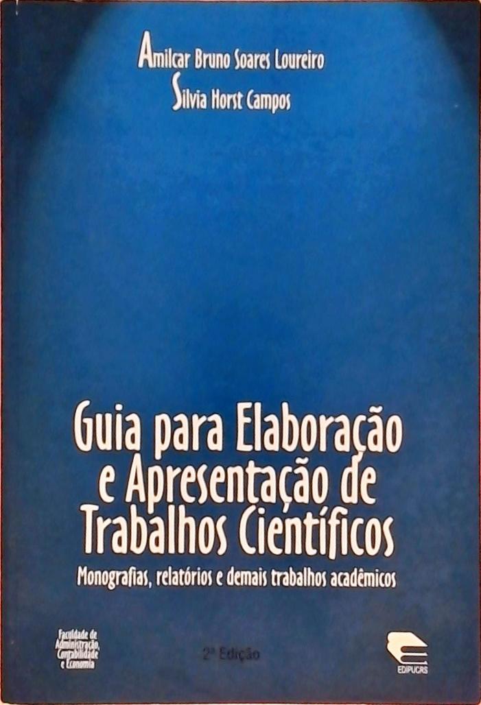 Guia Para Elaboração E Apresentação De Trabalhos Científicos