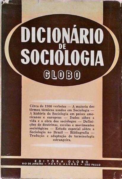 Dicionário De Sociologia