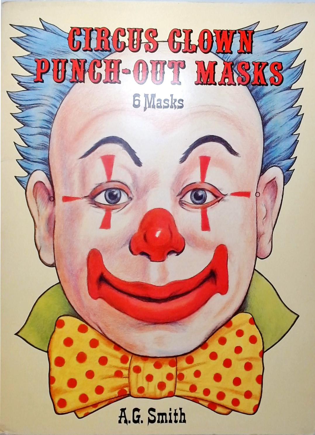 Circus Clown Punch-Out Masks
