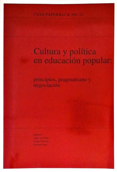 Cultura Y Política En Educación Popular