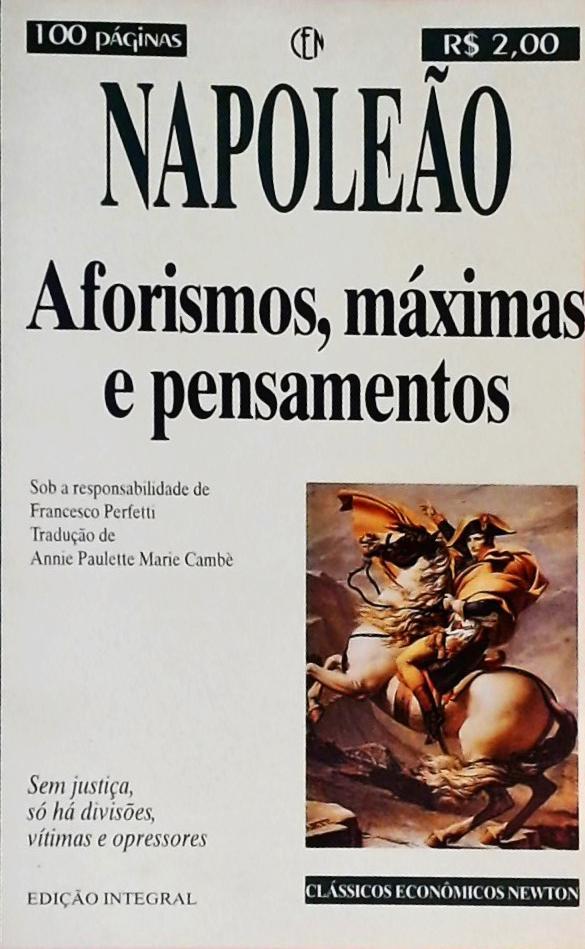 Aforismos, Máximas e Pensamentos