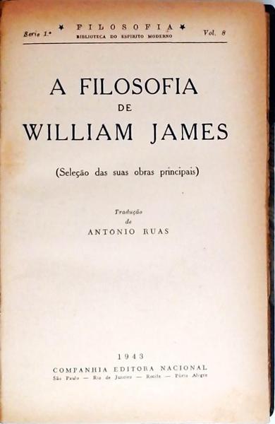 A Filosofia De William James