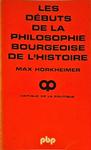 Les Débuts De La Philosophie Bourgeoise De L Histoire