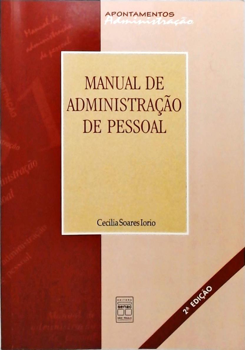 Manual De Administração De Pessoal