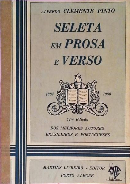 Seleta Em Prosa E Verso - Volume 8