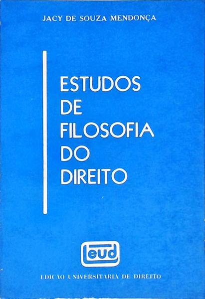 Estudos De Filosofia Do Direito