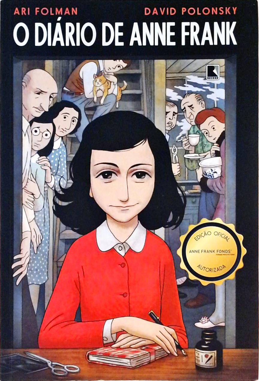 O Diário de Anne Frank em quadrinhos Ari Folman / David Polonsky Traça Livraria e Sebo